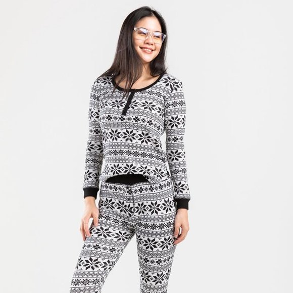 Francesca's | NWT Annie Fair Isle Lounge Top - Picture 3 of 15